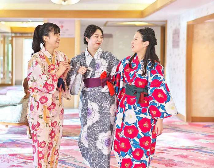 女性用色浴衣